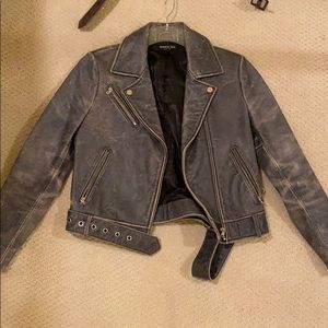 Leather Moto Jacket